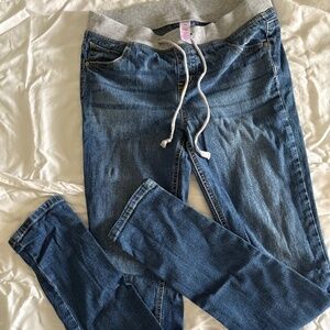 Justice denim stretchy skinny jeans
